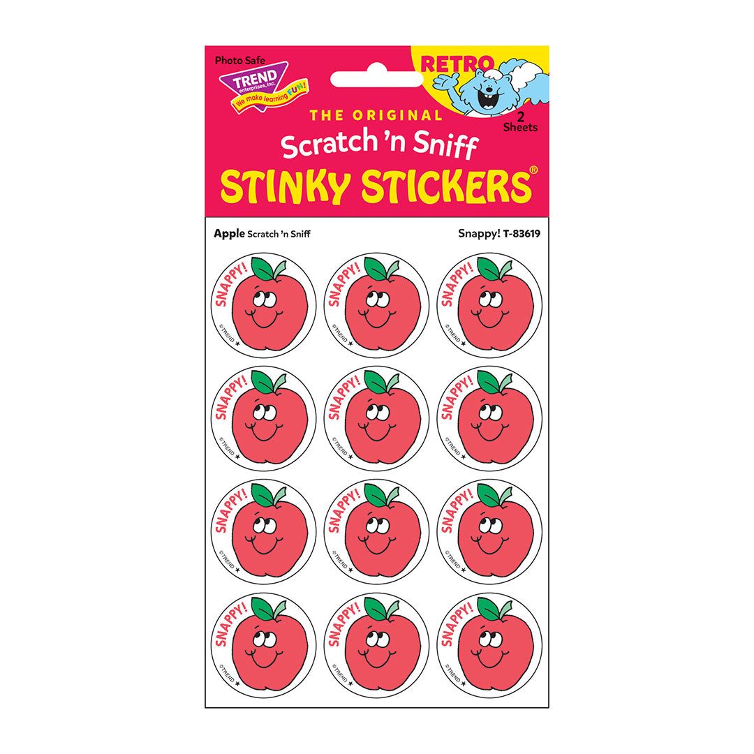 Snappy!, Apple scent Retro Scratch 'n Sniff Stinky Stickers®