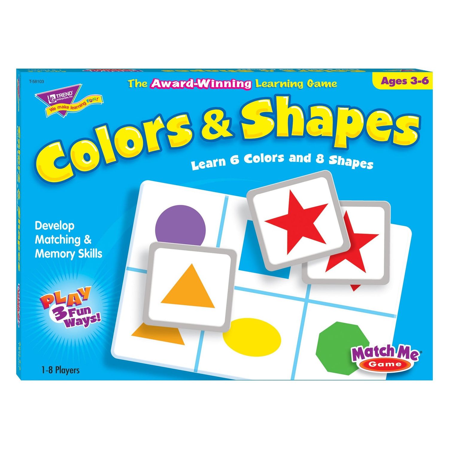 Colors & Shapes Match Me® Games