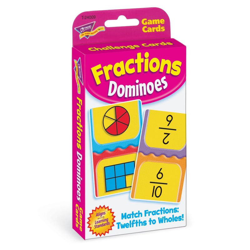 Fractions Dominoes Challenge Cards®