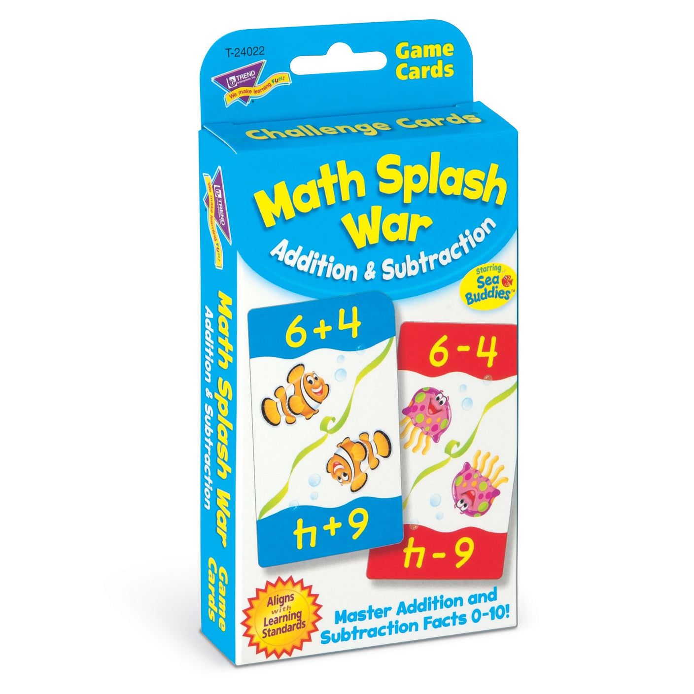 Math Splash War Addition & Subtraction Challenge Cards®