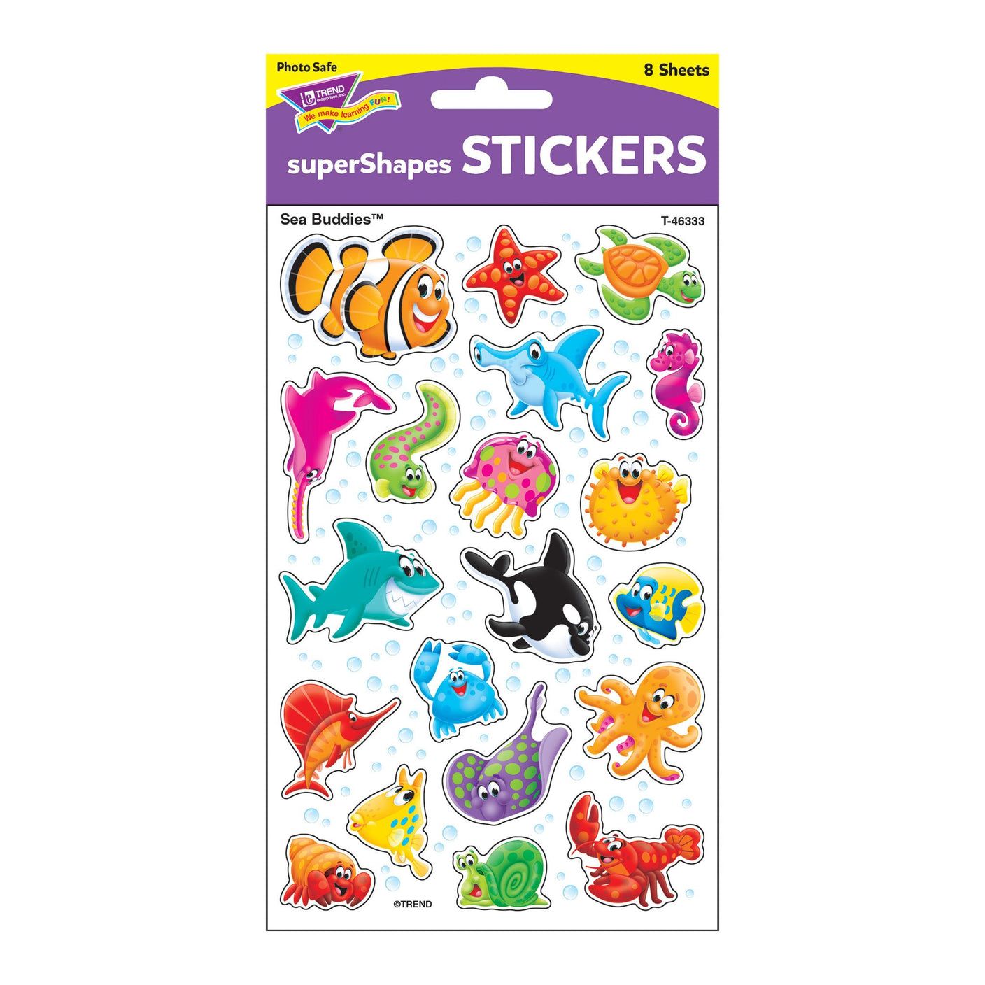 Sea Buddies® superShapes Stickers – Large