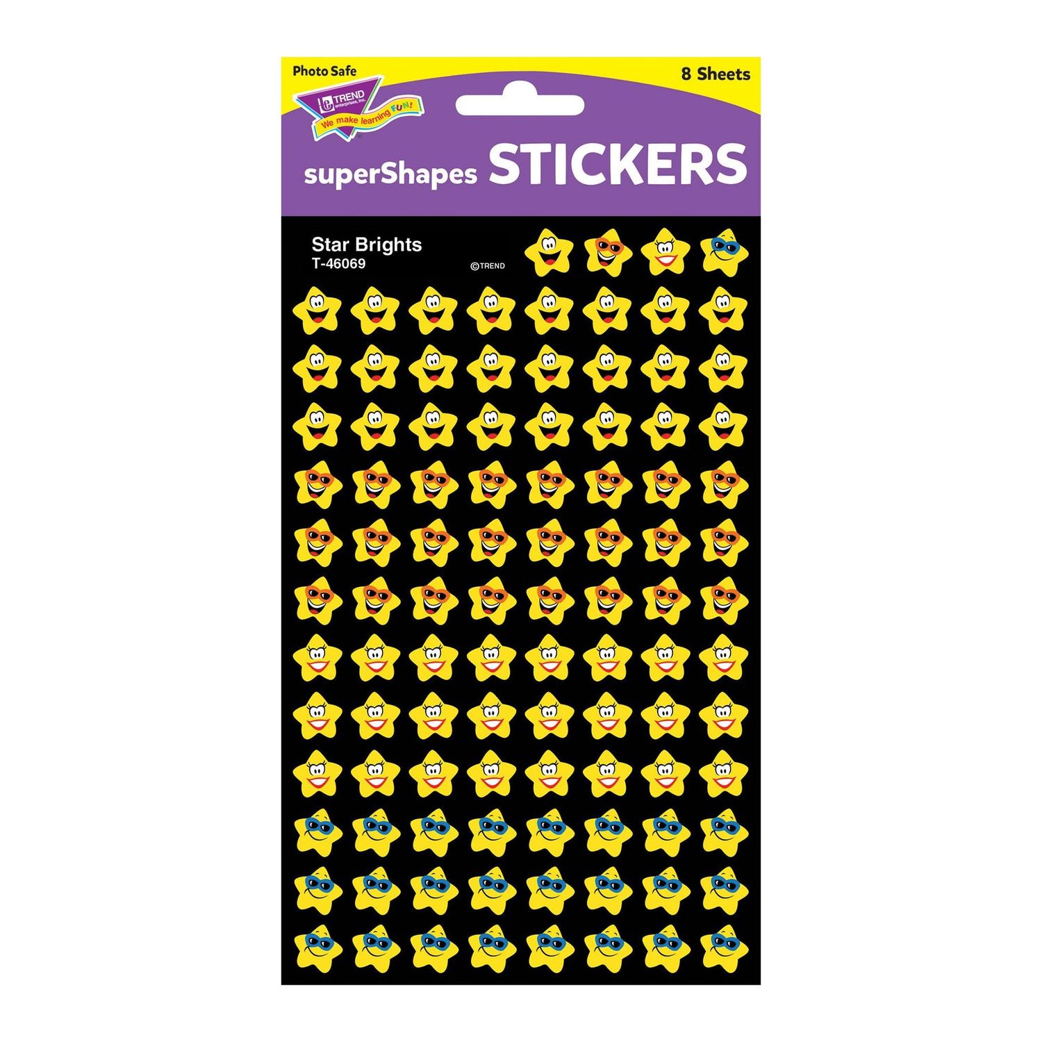 Star Brights superShapes Stickers