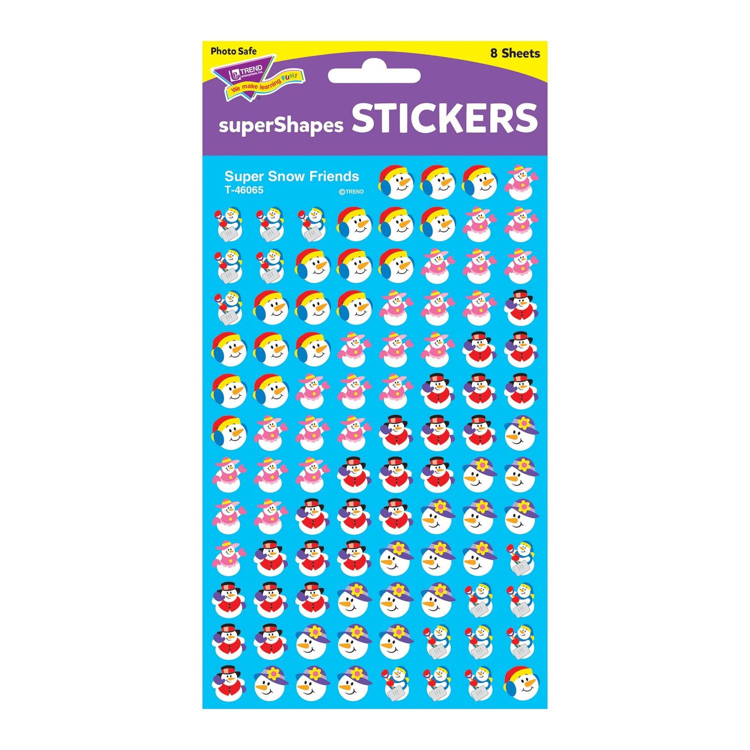 Super Snow Friends superShapes Stickers