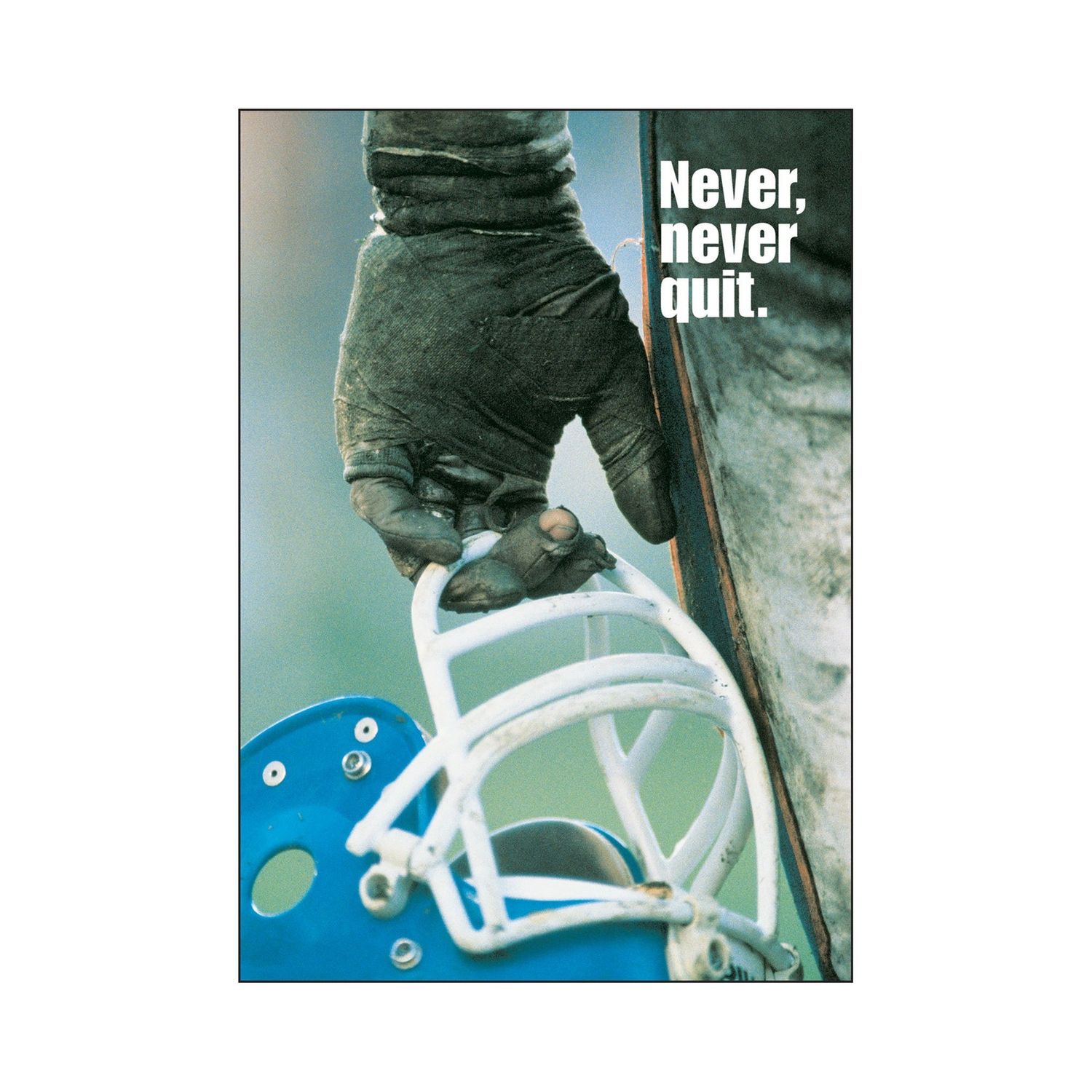 Never, never quit. ARGUS® Poster