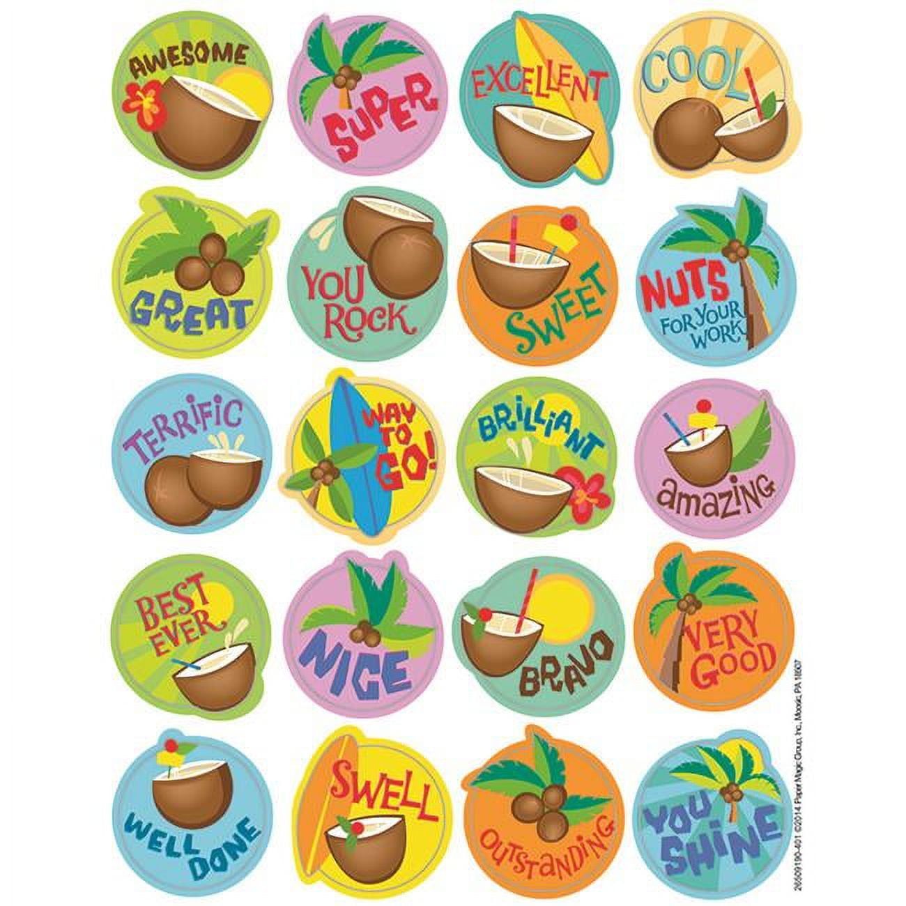 Coconut Scented Stickers