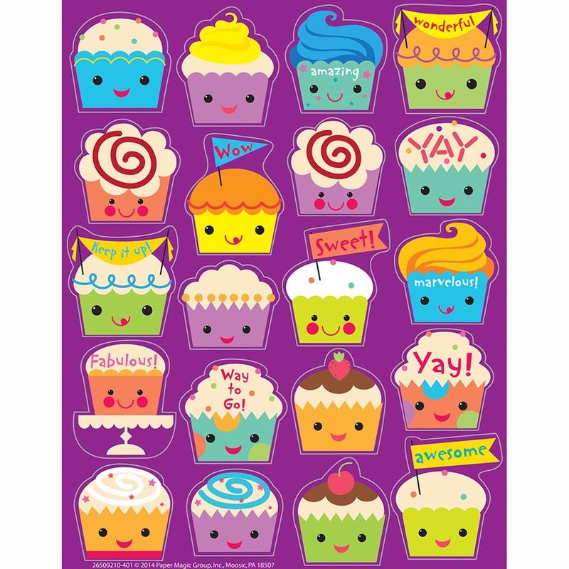 Cupcake Scented Stickers