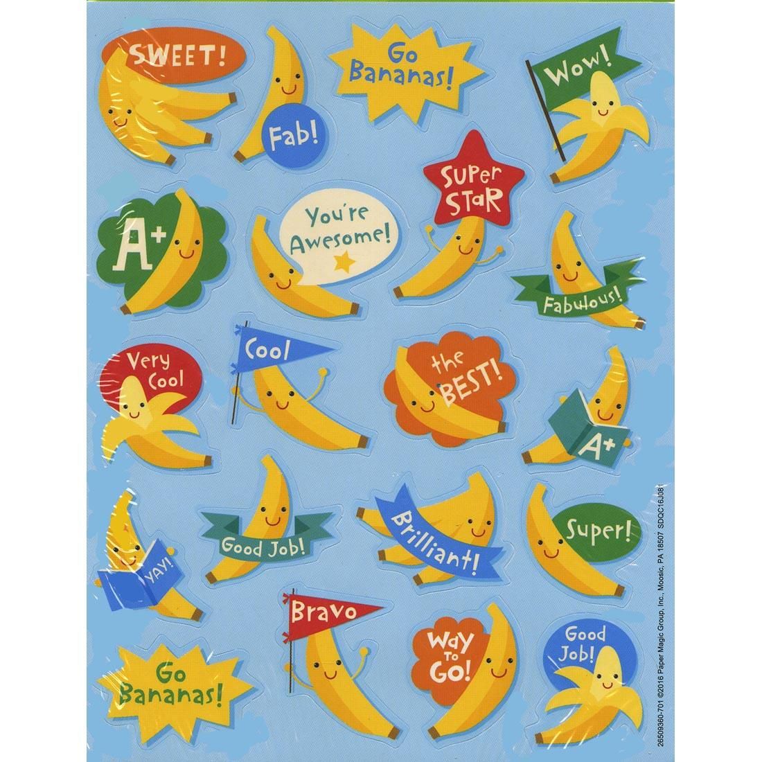 Banana Scented Stickers