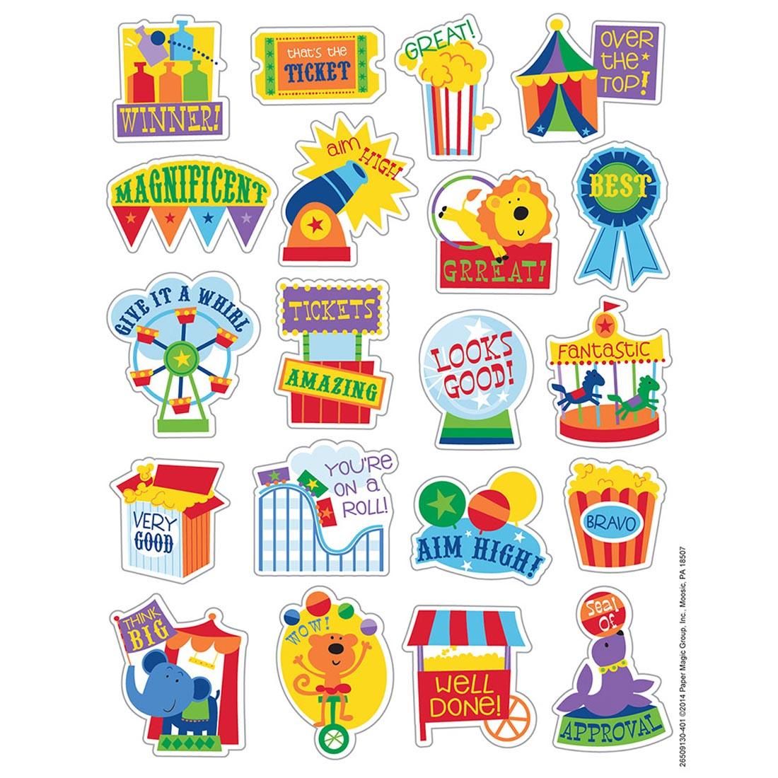 Popcorn Scented Stickers (Pack of 80)