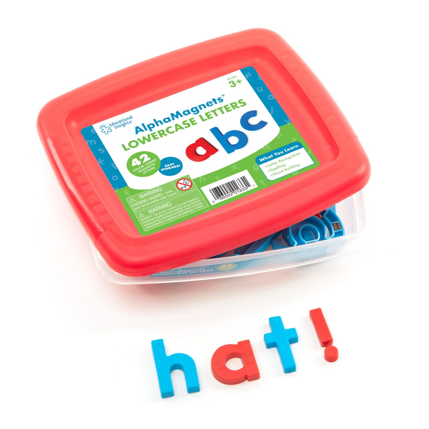 AlphaMagnets® Color-Coded Lowercase, 42 Pieces