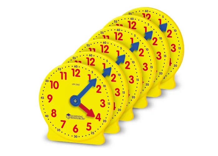 Big Time™ Geared Mini-Clocks, Set of 6