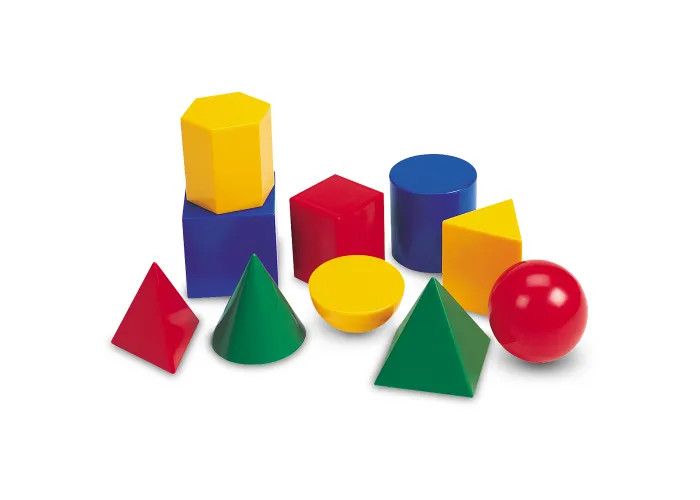 Large Plastic Geometric Shapes