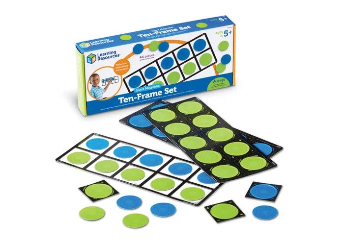 Giant Magnetic Ten-Frame Set