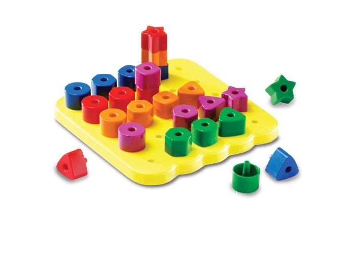 Stacking Shapes Pegboard