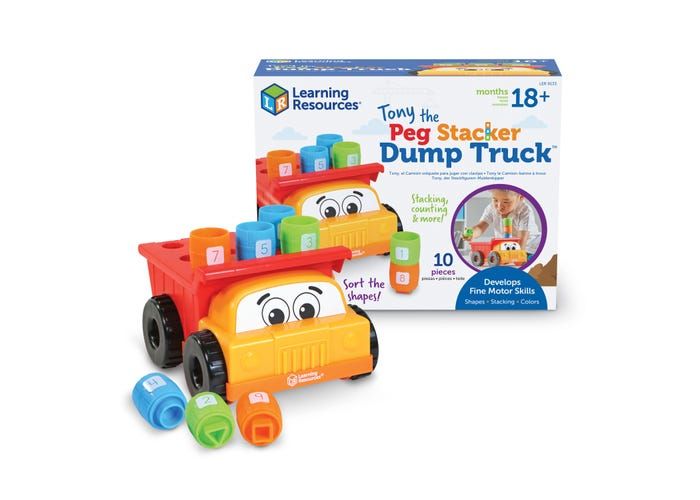 Tony the Peg Stacker Dump Truck