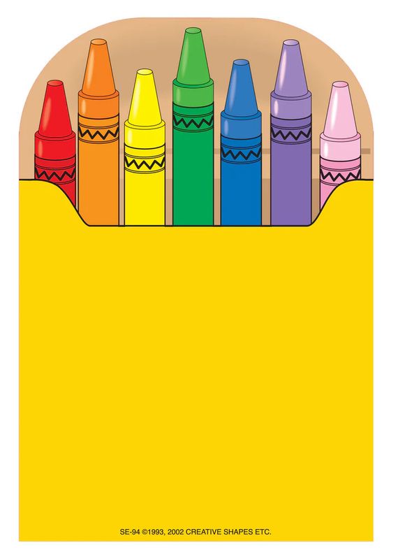 Large Notepad - Crayon Box