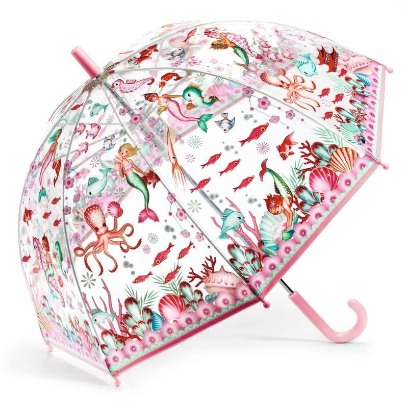Mermaid Transparent Umbrella