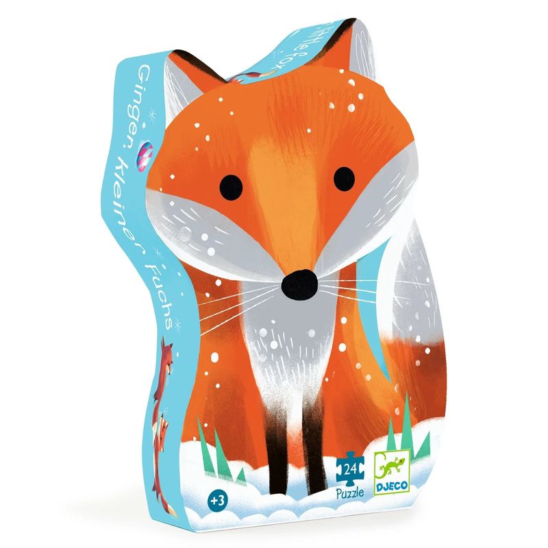 Ginger Little Fox 24pc Silhouette Jigsaw Puzzle