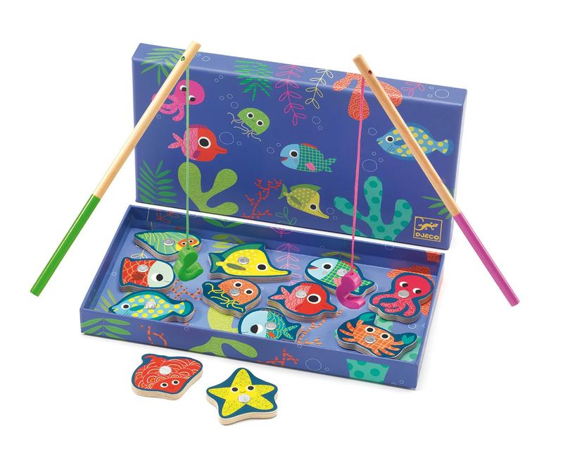 Fishing Color Wooden Magnetic Game