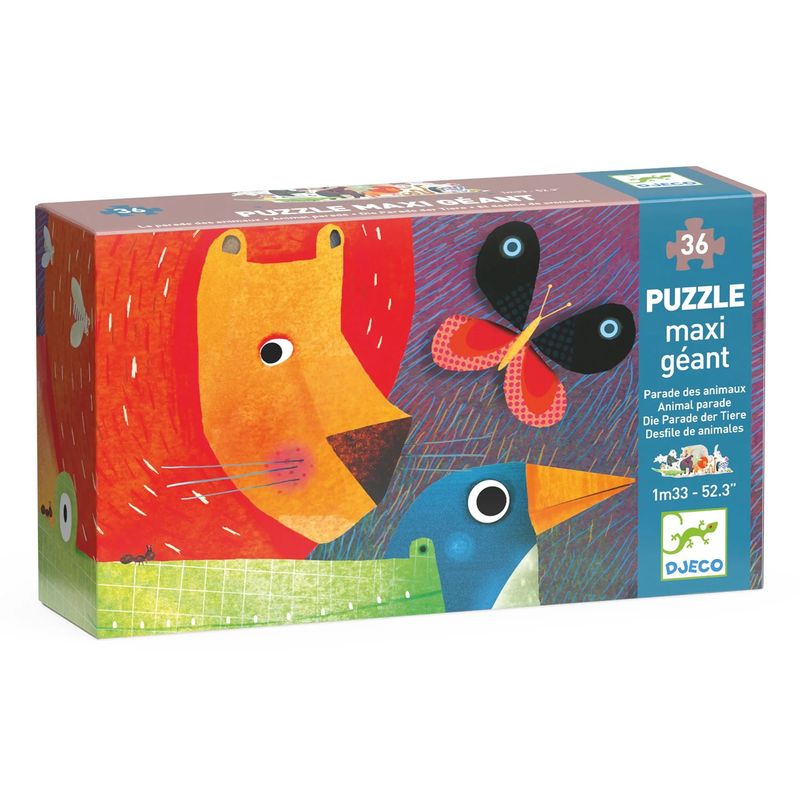Animal Parade 36pc Giant Floor Jigsaw Puzzle