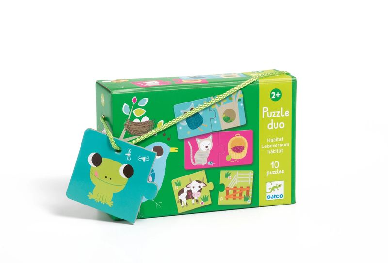 Habitat Puzzle Duo Matching Activity
