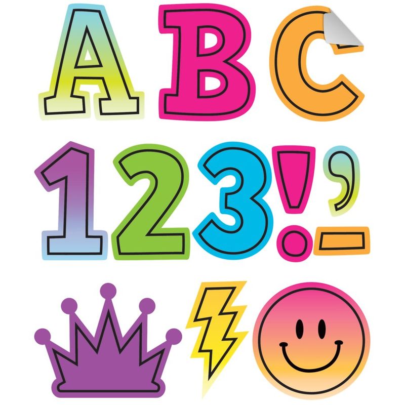 Brights 4Ever 2" Bold Block Self-Adhesive Letters Uppercase