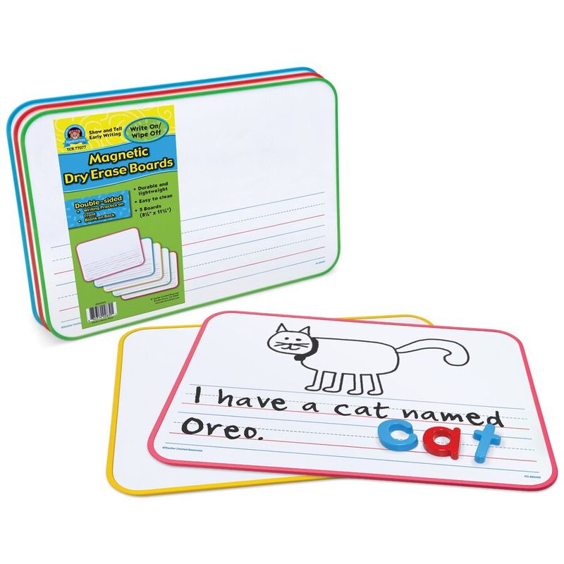 Double-Sided Show and Tell Early Writing Magnetic Dry-Erase Boards