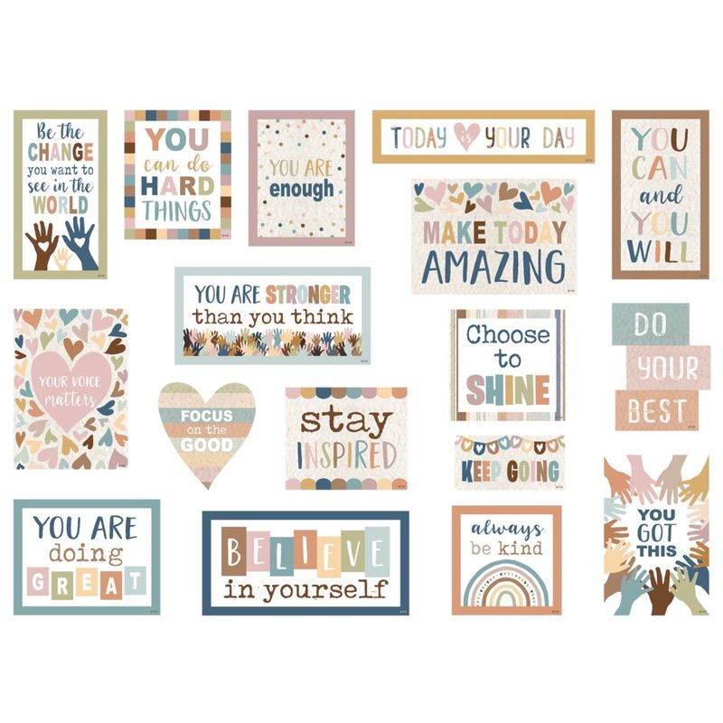 Everyone is Welcome Magnetic Positive Sayings