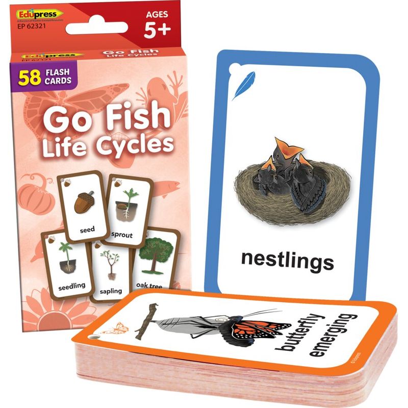Go Fish: Life Cycles Flash Cards