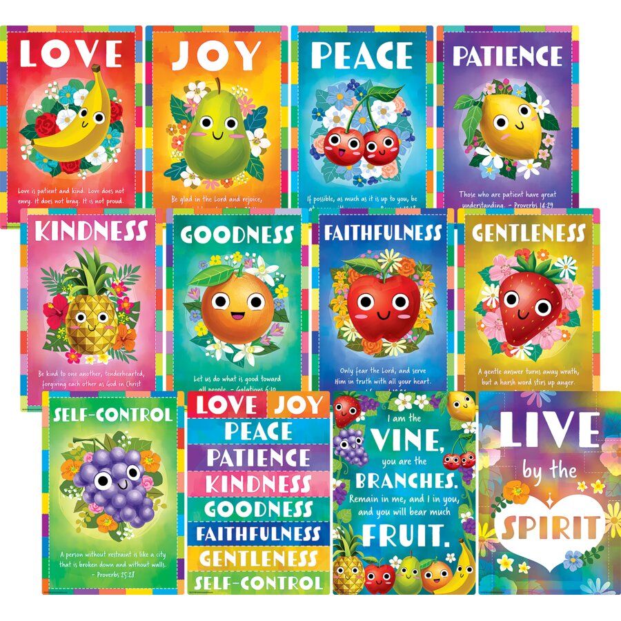 Fruit of the Spirit Small Poster Pack