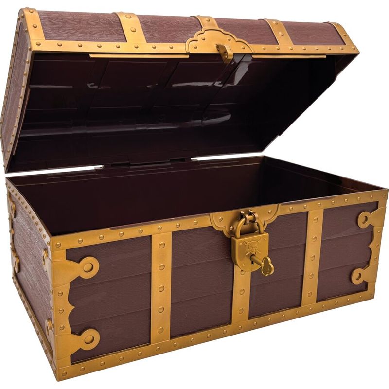 Treasure Chest with Lock and Key