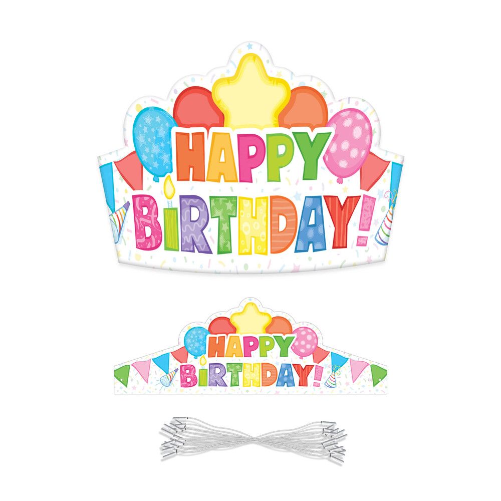 Classroom Happy Birthday Crowns Grade PK-2