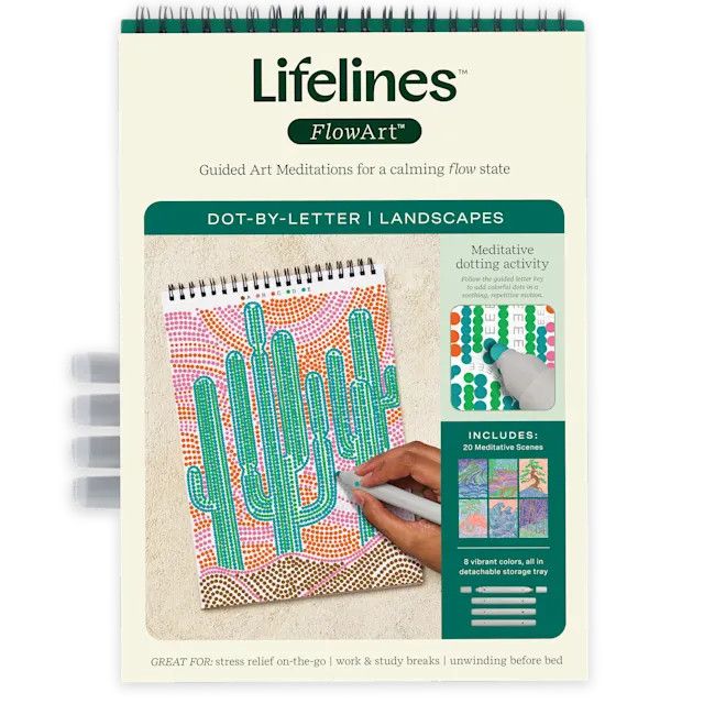 Lifelines™ FlowArt™ Dot-by-Letter | Landscapes