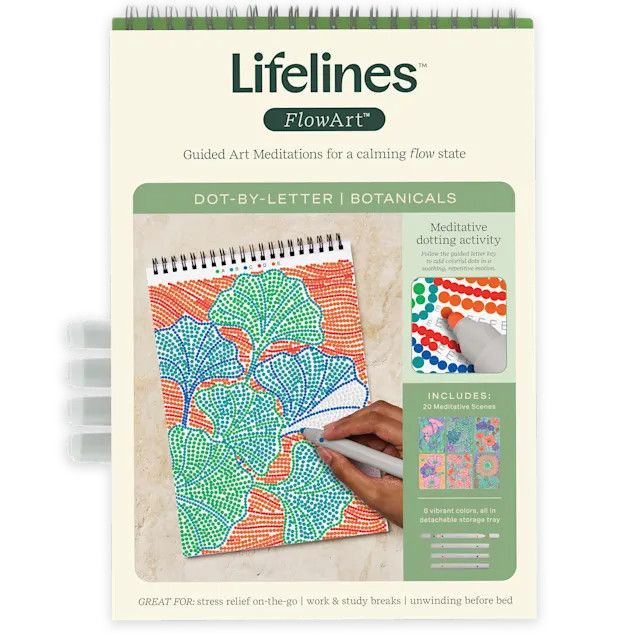 Lifelines™ FlowArt™ Dot-by-Letter | Botanicals
