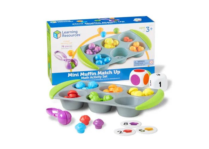Mini Muffin Match Up Math Activity Set