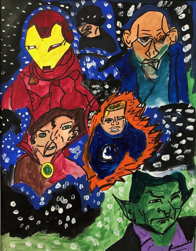 My Superhero Painting