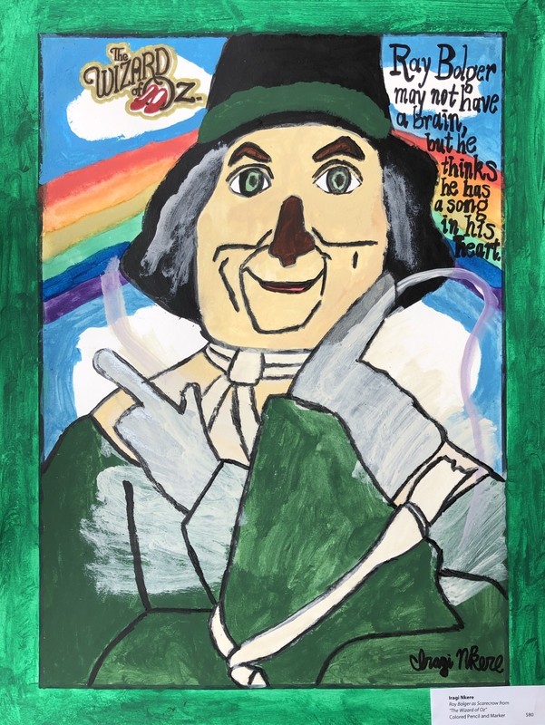 Ray Bolger as Scarecrow in the Wizard of Oz