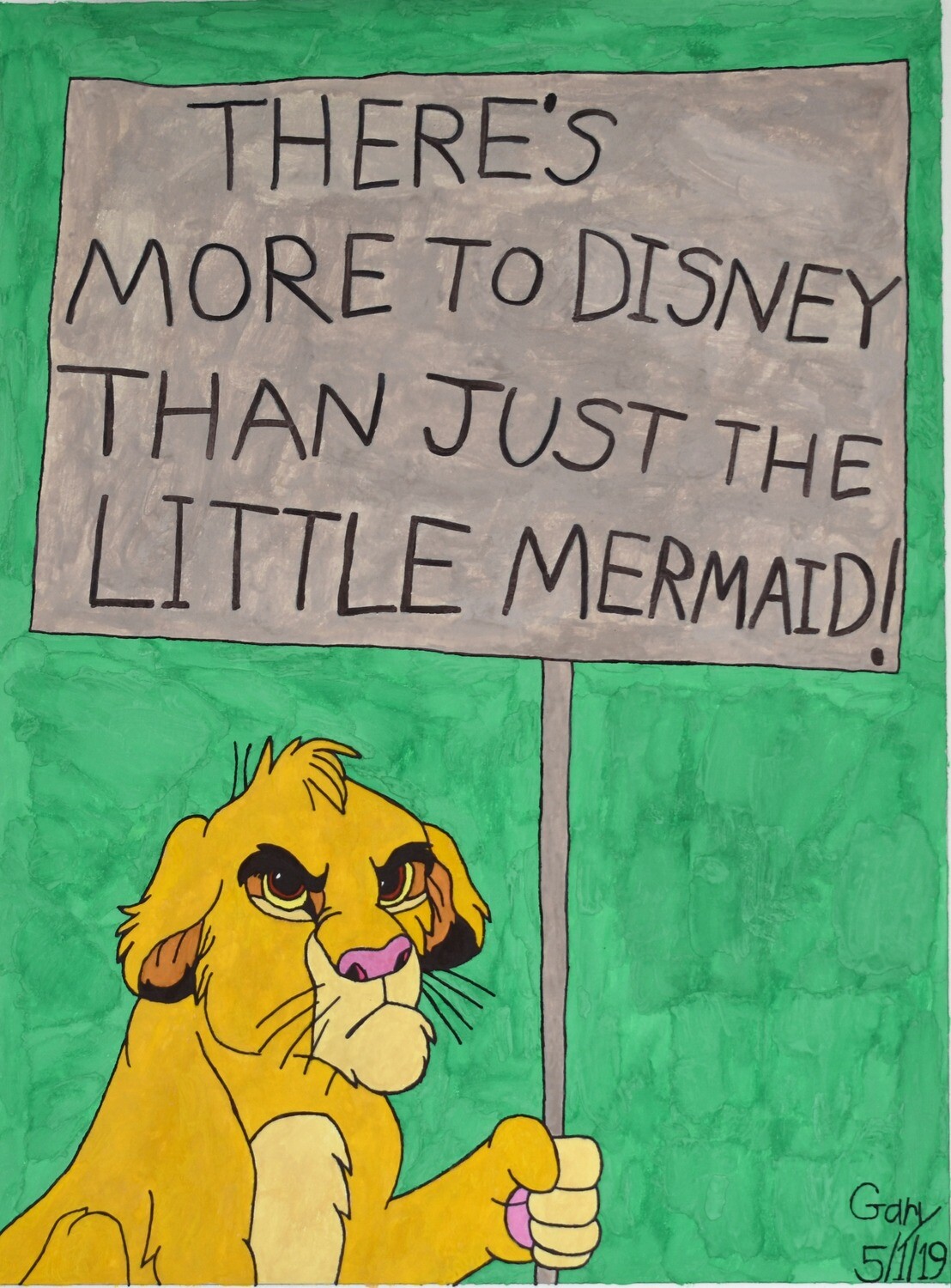 Simba&#39;s Little Mermaid Fatigue