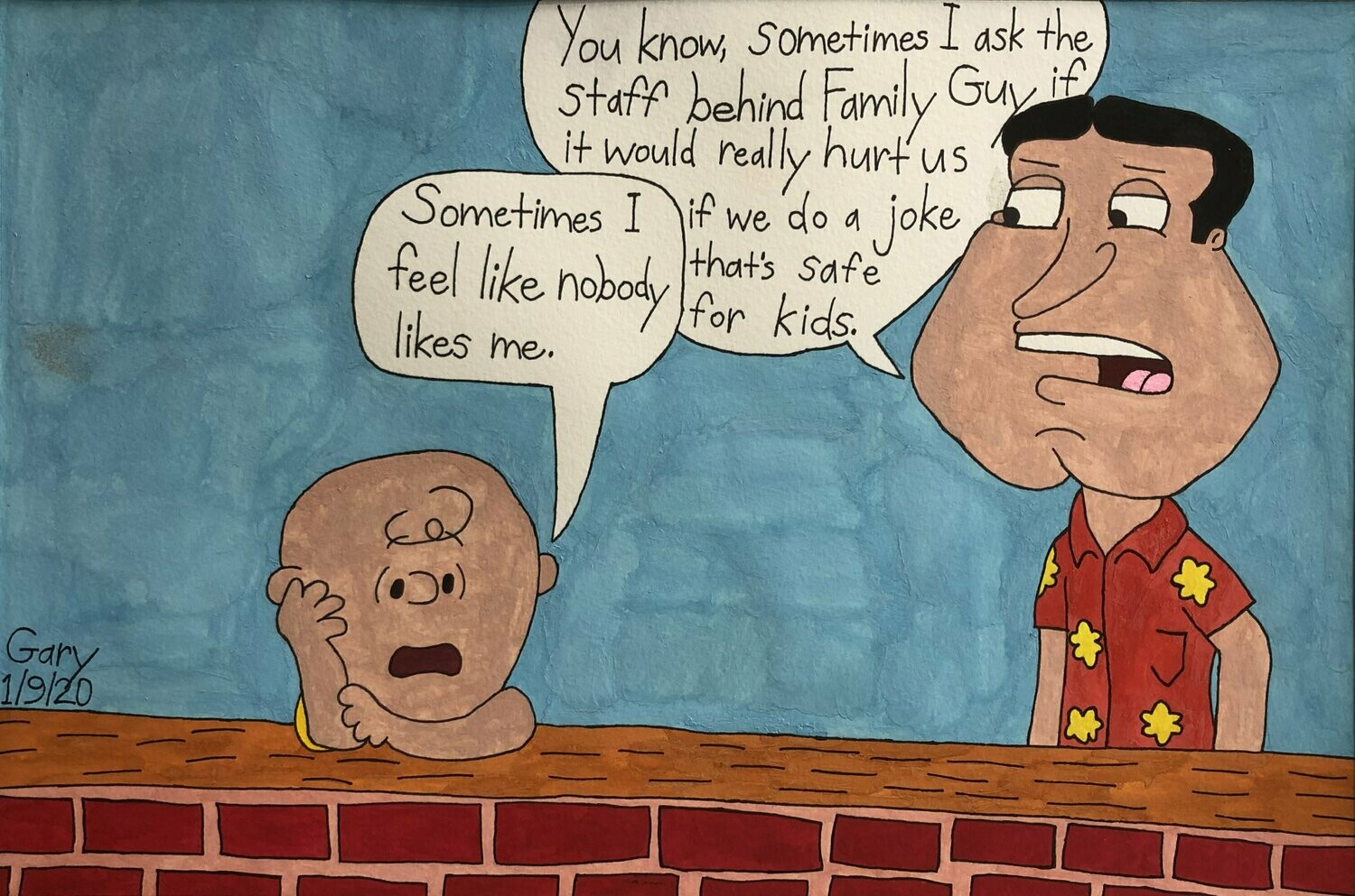 Charlie Brown & Glenn Quagmire Express Their Feelings
