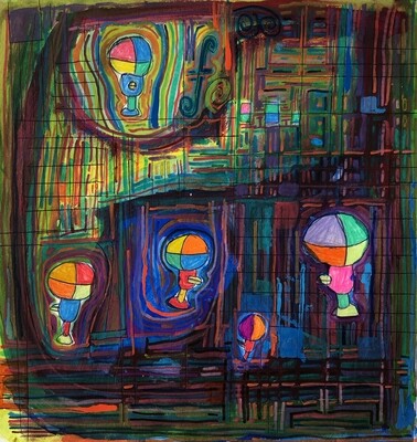 Tom Servo Abstract Collage