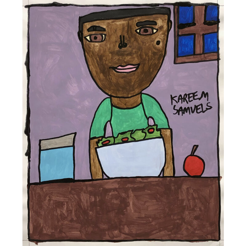 Kareem Eats Healthy Food