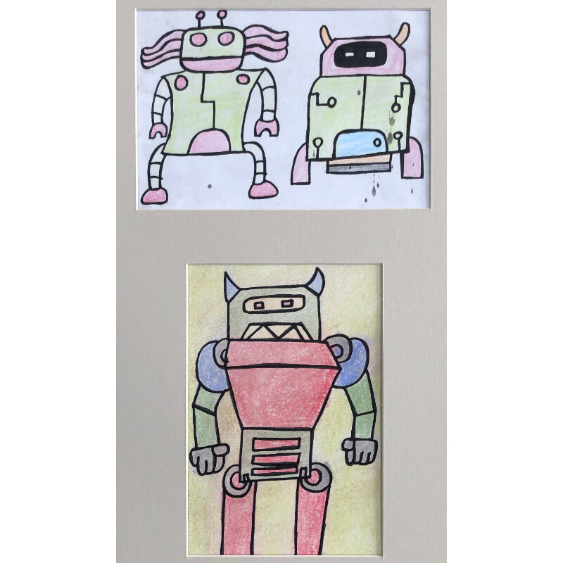 Giant Robot Drawing / Cartoon Robots