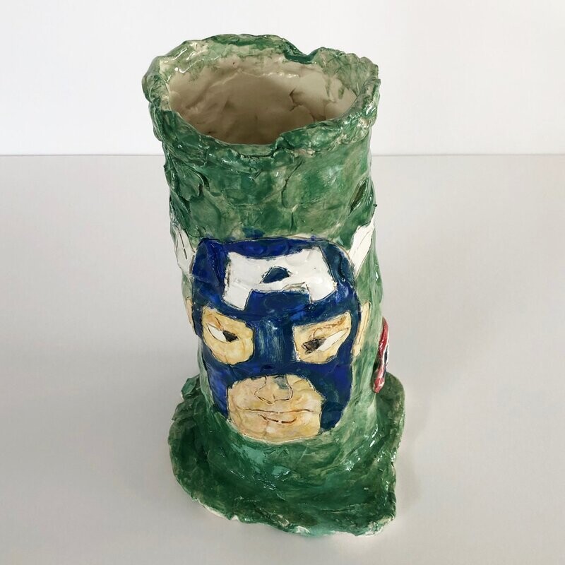 Captain America Vase