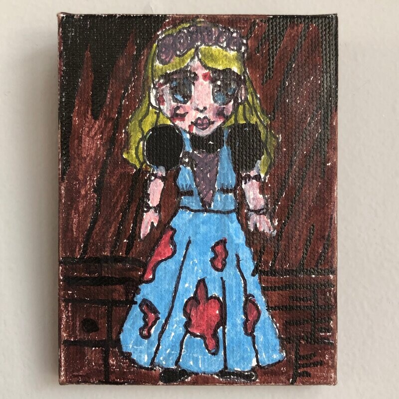 Doll in a Blue Dress