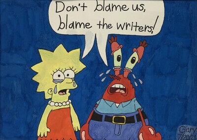 Lisa and Mr. Krabs Responding to Their Hate Mail