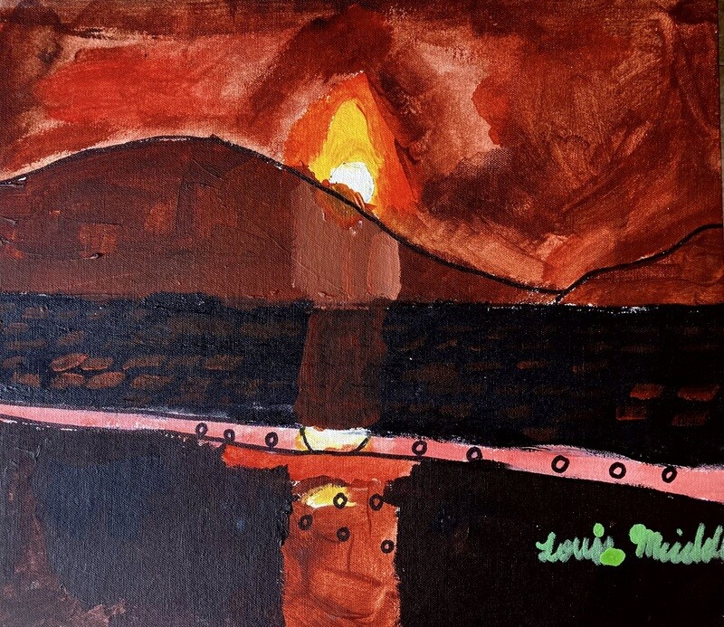 Mountains in Sunset