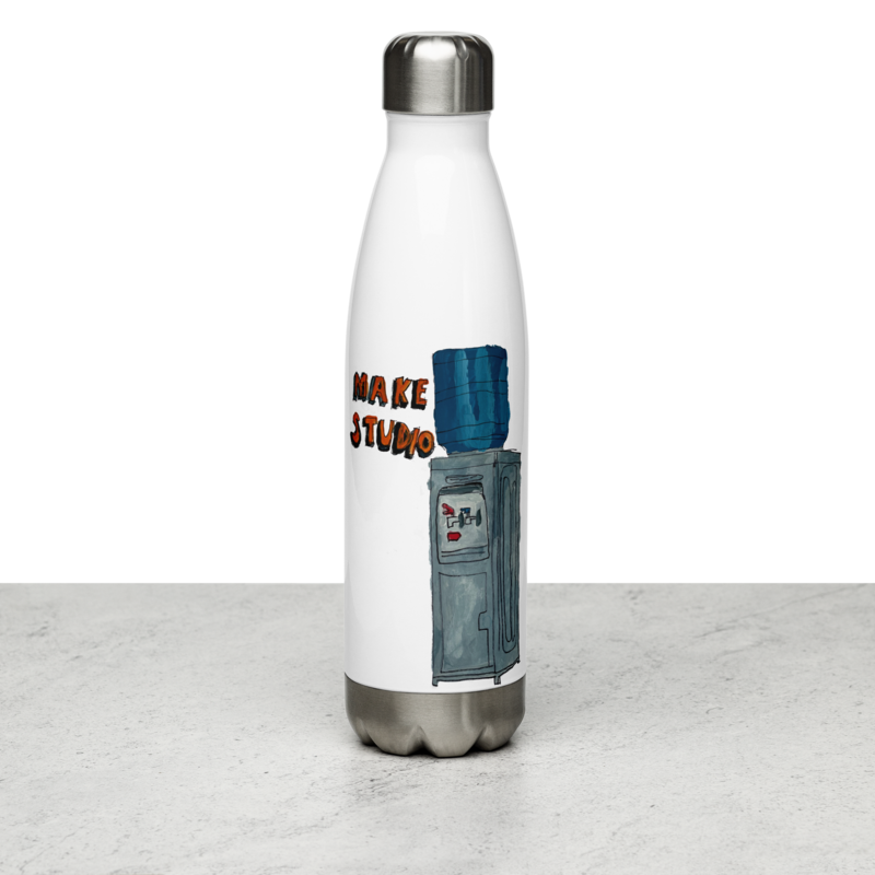Louis Middleton&#39;s &quot;Around the Watercooler&quot; Stainless Steel Bottle