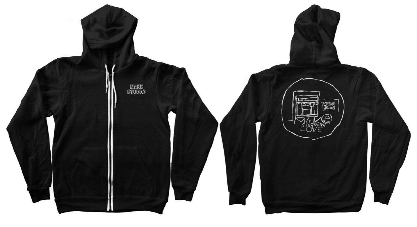 Limited-run Tony Silva &quot;Love Make Studio&quot; Lightweight Hoodie