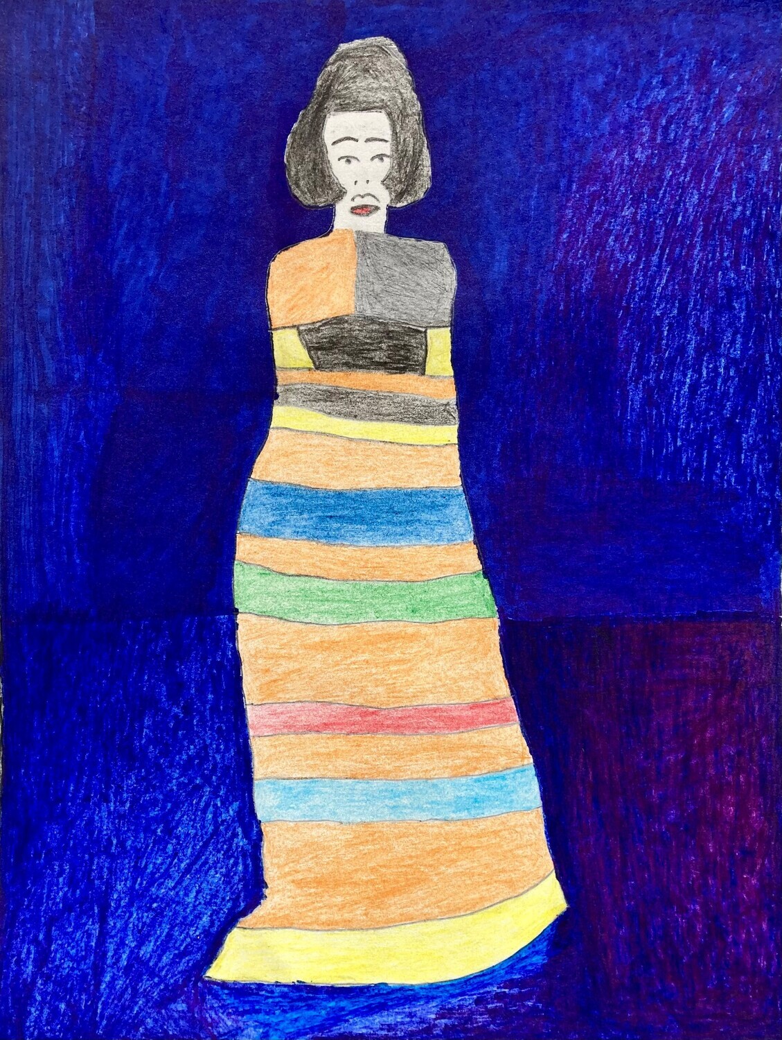Pretty Woman in Blue