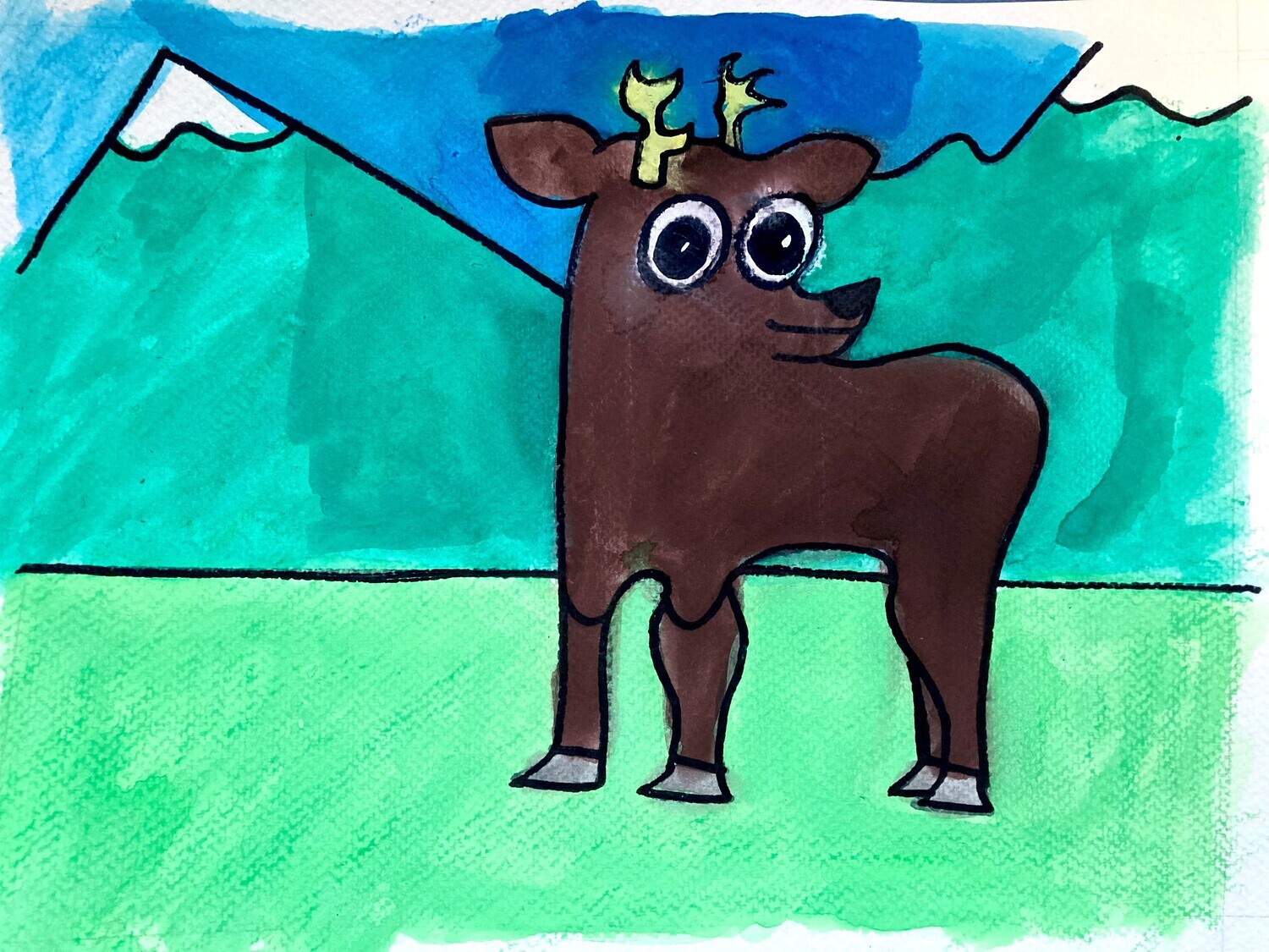 Cartoon Reindeer