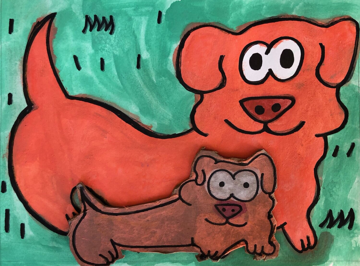 Cartoon Dachshund